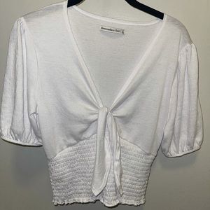 White Abercrombie top